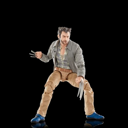 Marvel Legends Series Headpool Logan Deadpool and Wolverine Collectible 6 Inch Action Figure For Adults Ages 14 And Up 20 Plus Points Alternate Hands And Stand WindowBox Ages 14 Plus