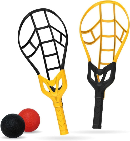 WhamO Game Time TracBall Ii With Or Without 2 Rackets Air Action Balls For Outdoor Play For Kids and Adults Of All Ages Original Tracball and Other Outdoor Games