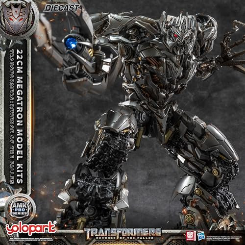 Yolopark Megatron Transformers Toys Revenge Of The Fallen Action Figure Diecast Version Amk Pro Series 866 Inch Highly Articulated Transformers Model Kit For Ages 15 And Up No Converting