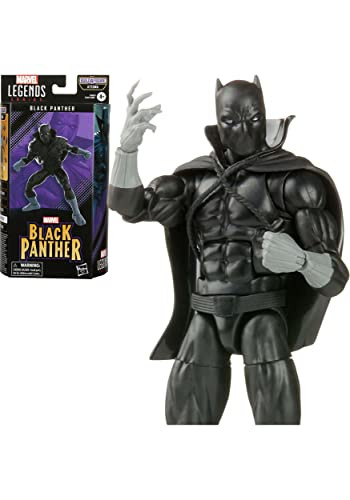 Marvel Legends Series Classic Comics Black Panther 6Inch Action Figure Toy 2 Accessories 1 BuildAFigure Part