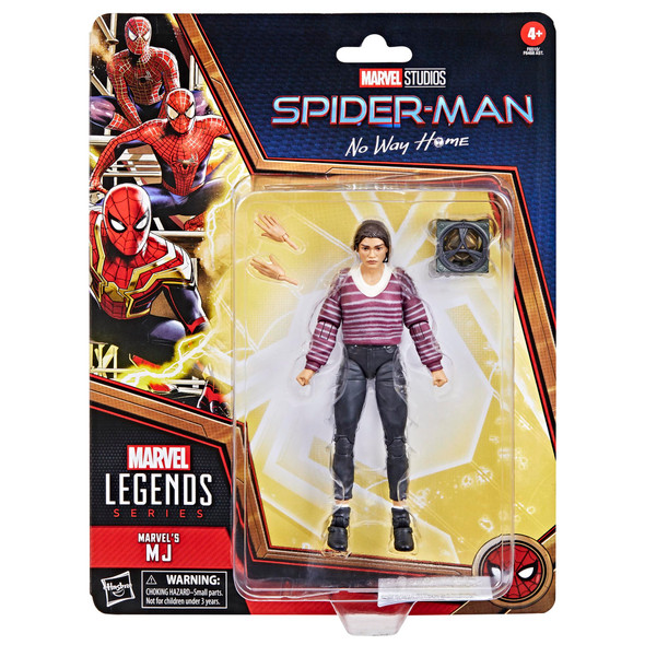 Hasbro Marvel Legends Series Mj SpiderMan No Way Home Collectible 6 Inch Action Figures Ages 4 And Up