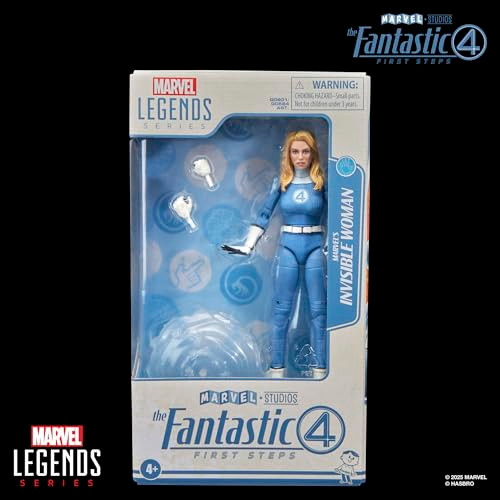 Marvel Legends Series MarvelS Invisible Woman The Fantastic Four First Steps Sue Storm Movie Collectible 6 Inch Action Figure Toy 20 Plus Points Articulation Includes 3 Accessories Shield Fx Ages 4 Plus
