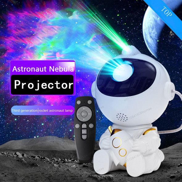 HLKZine Astronaut Guitar Starry Projection Lamp Romantic Atmosphere Night Light Home Bedroom Decor Gift for Kids Couples