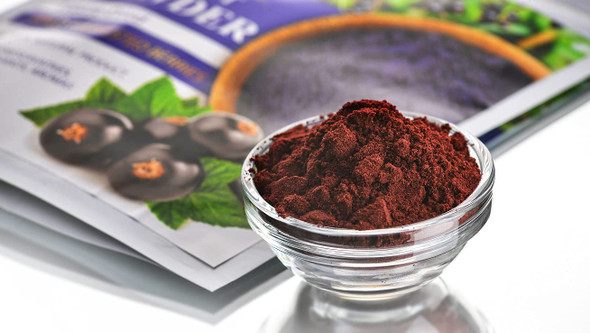 Siberian Treasure Wild Harvested Black Currant Freeze-Dried Powder – 2 Oz – Natural Black Currant Powder, No added sugar, No GMOs