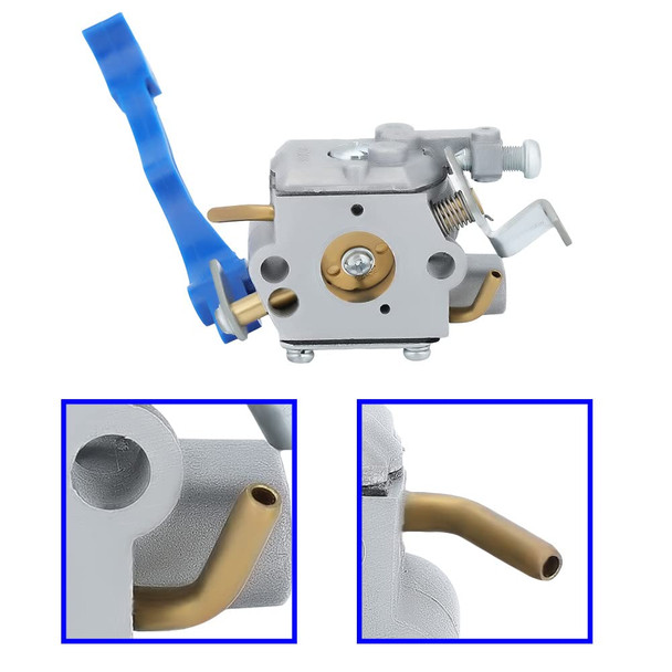 Buckbock 125B Carburetor for Husqvarna 125BX 125BVX 28CC Leaf Blower Replace 590460102 545081811 Zama C1Q-W37 with 545112101 Filter 581798001 Fuel Kit