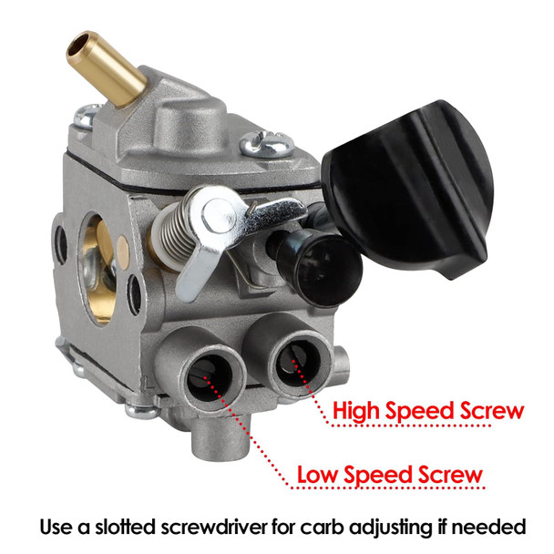 HUZTL 590460102 Carburetor for Husqvarna 125B 125BX 125BVX Leaf Blower Parts C1Q-W37 Carb Air Filter Fuel Line Kit