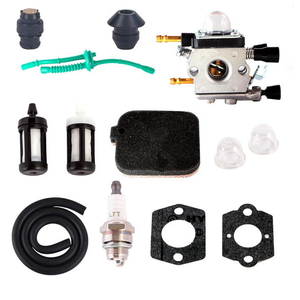 Mikatesi BG55 C1Q-S68 Carburetor for STIHL BG85 BG65 BG45 BG46 SH85 SH55 SH55C SH55Z SH85C SH85DZ SH85Z BG46DZ BG46Z BG55Z BG65Z BG85Z Leaf Blower Parts 4229 120 0606 with Air Filter Tune Up Kit Mikatesi BG55 C1Q-S68 Carburetor for STIHL BG85 BG65 BG45 BG46 SH85 SH55 SH55C SH55Z SH85C SH85DZ SH85Z BG46DZ BG46Z BG55Z BG65Z BG85Z Leaf Blower Parts 4229 120 0606 with Air Filter Tune Up Kit