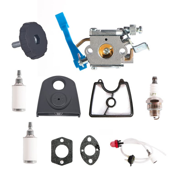 Mikatesi 125B Carburetor Tune Up Kit for Husqvarna 125B 125BX 125BVX 590460102 545081811 Leaf Blower Trimmer for Zama C1Q-W37 Carb Engine With 545112101 545109601 Air Filter & Cover kit Mikatesi 125B Carburetor Tune Up Kit for Husqvarna 125B 125BX 125BVX 590460102 545081811 Leaf Blower Trimmer for Zama C1Q-W37 Carb Engine With 545112101 545109601 Air Filter & Cover kit
