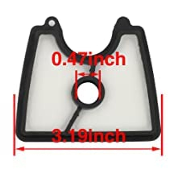 Milttor 2 Packs 545112101 Air Filter 581798001 Kit Fit Husqvarna 125B 125BX 125BVX Leaf Blower