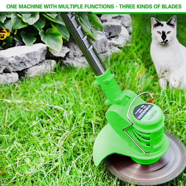 21V Cordless String Trimmer Grass Trimmer Garden Edger Tool for Lawn Trimming, Lawn Care, with 2 Li-ion Battery and Charger,red 21V Cordless String Trimmer Grass Trimmer Garden Edger Tool for Lawn Trimming, Lawn Care, with 2 Li-ion Battery and Charger,red