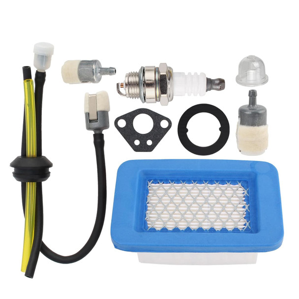 partszen 4229 120 1800 Air Filter for Stihl BG45 BG46 BG55 BG65 BG85 SH55 SH85 BR45C Blower with Fuel Filter Spark Plug Primer Bulb Tune Up Kit, 2 Pcs partszen 4229 120 1800 Air Filter for Stihl BG45 BG46 BG55 BG65 BG85 SH55 SH85 BR45C Blower with Fuel Filter Spark Plug Primer Bulb Tune Up Kit, 2 Pcs
