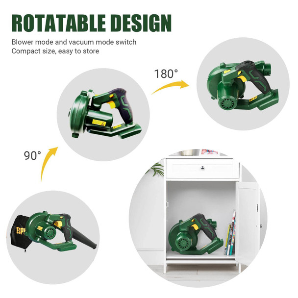 TECCPO Cordless Blower/Sweeper, 20V 2.0Ah Lithium Battery, Fast Charger, 145MPH, 18000RPM, Dust Bag, Electric Blower for Blowing Dust, Small Trash, Car, Computer Host, Hard-to-Clean Corner TECCPO Cordless Blower/Sweeper, 20V 2.0Ah Lithium Battery, Fast Charger, 145MPH, 18000RPM, Dust Bag, Electric Blower for Blowing Dust, Small Trash, Car, Computer Host, Hard-to-Clean Corner