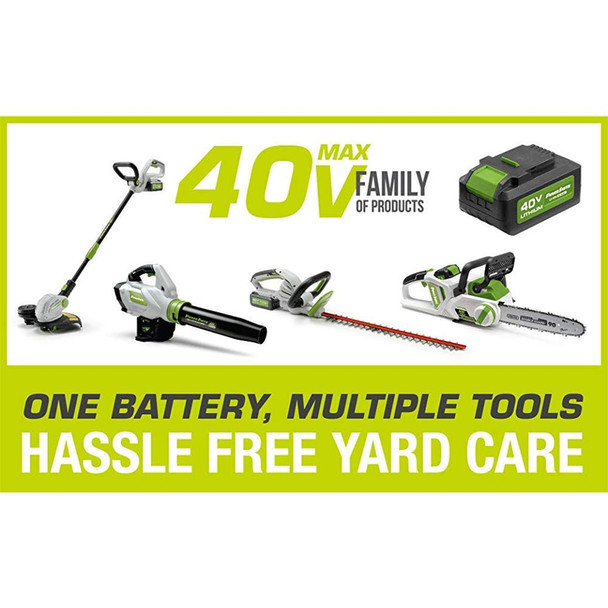 PowerSmith PBL140JH 40V Max Battery-Powered Cordless Leaf Jet Blower - Brushless Motor - Powered by Eco-Friendly Lithium-Ion Technology, Battery & Charger Included PowerSmith PBL140JH 40V Max Battery-Powered Cordless Leaf Jet Blower - Brushless Motor - Powered by Eco-Friendly Lithium-Ion Technology, Battery & Charger Included