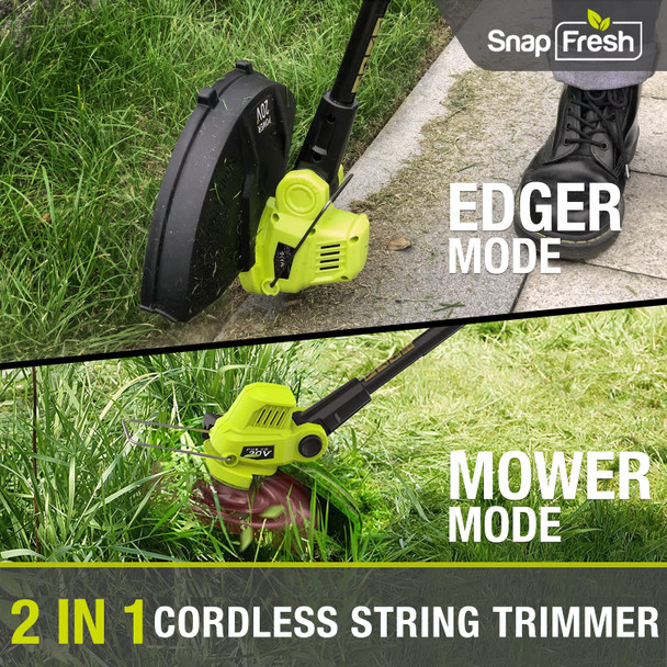 Cordless Blower & Vacuum - SnapFresh 2 in 1 Electric Blower with 4.0Ah Lithium Battery & 2h Fast Charger, 20V Handheld Vacuum Sweeper with Bag for Small Trash, Car, Dust, Pet Hair, Corner Cleaning Cordless Blower & Vacuum - SnapFresh 2 in 1 Electric Blower with 4.0Ah Lithium Battery & 2h Fast Charger, 20V Handheld Vacuum Sweeper with Bag for Small Trash, Car, Dust, Pet Hair, Corner Cleaning