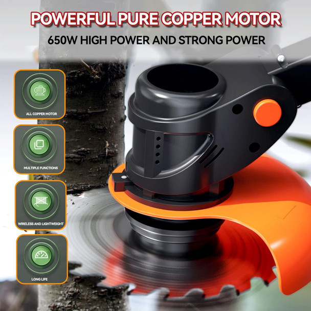 Windpost Electric Weed Wacker,650W Cordless Weed Eater,21V String Trimmers,Weed Wacker Cordless with Battery and Charger for Home Garden, Lawn, Yard, Bush Trimming & Pruning (RED) Windpost Electric Weed Wacker,650W Cordless Weed Eater,21V String Trimmers,Weed Wacker Cordless with Battery and Charger for Home Garden, Lawn, Yard, Bush Trimming & Pruning (RED)