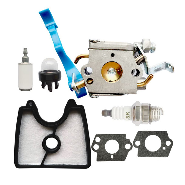 ZHRANXZ 125B Carburetor for 125B 125BX 125BVX 590460102 Leaf Blower Jonsered C1Q-W37 Carb with 545112101 Air Filter Kit ZHRANXZ 125B Carburetor for 125B 125BX 125BVX 590460102 Leaf Blower Jonsered C1Q-W37 Carb with 545112101 Air Filter Kit