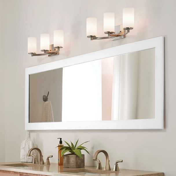 Sea Gull Lighting-Hettinger-100W Three Light Bath Vanity-Chrome Finish-Incandescent Lamping Type Sea Gull Lighting-Hettinger-100W Three Light Bath Vanity-Chrome Finish-Incandescent Lamping Type