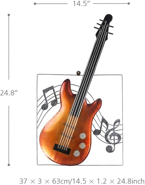 Modern Statue Guitar Musical Note Hanging Ornament Home Decor Instrument Craft Gift Art Abstract Sculpture