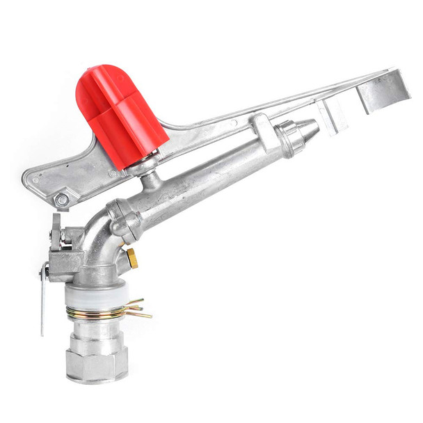 Yosoo Farmland Irrigation Sprinkler  1.5 Inch DN40 Female Thread Rocking Arm Sprinkler  for Lawn The Irrigation Industry Green Belt