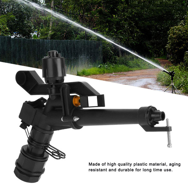 Yuecoom Irrigation Sprinkler  1.5 in to 1 in DN25 Female Thread Adjustable 360 Degree Rotating Rocking Arm Sprinkler Farm Irrigation for Farm Agriculture Mini Sprinkler Agriculture Farm Irrigation Sprinkler
