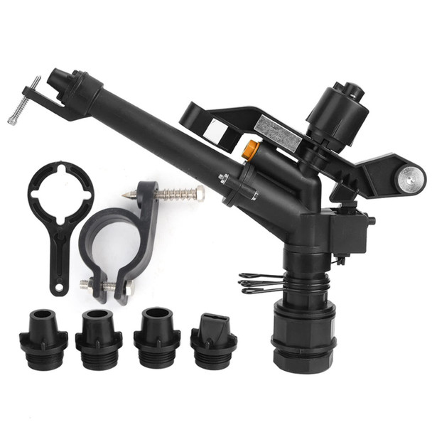 Yuecoom Irrigation Sprinkler  1.5 in to 1 in DN25 Female Thread Adjustable 360 Degree Rotating Rocking Arm Sprinkler Farm Irrigation for Farm Agriculture Mini Sprinkler Agriculture Farm Irrigation Sprinkler