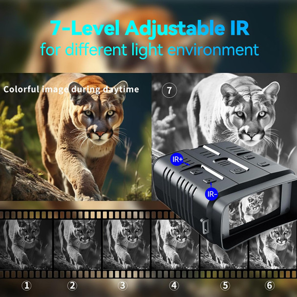 Night Vision Binoculars - Binoculars For Adults, 4K Video With Sound, 42Mp Photo, Night Vision Goggles, Hunting Gifts For Men, 2.4G Wi-Fi