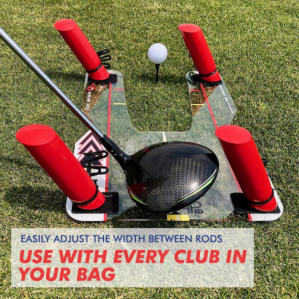 EyeLine Golf Speed Trap - Build Confidence and Accuracy. Improve Your Swing with Slice and Hook Corrector- Swing Trainer, Path Aid, Greater Distance - Made in USA EyeLine Golf Speed Trap - Build Confidence and Accuracy. Improve Your Swing with Slice and Hook Corrector- Swing Trainer, Path Aid, Greater Distance - Made in USA