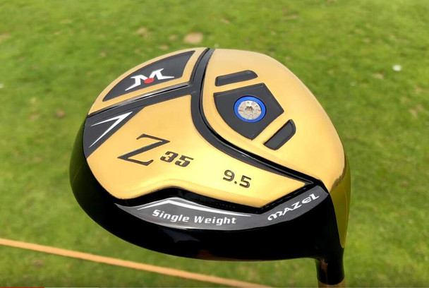 MAZEL Titanium Gold Golf Drivers for Men,9.5 Degree,Flex S,Right Handed,460CC MAZEL Titanium Gold Golf Drivers for Men,9.5 Degree,Flex S,Right Handed,460CC