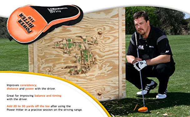 MOMENTUS Power Hitter 310 Weighted Golf Driver - Weighted Golf Club to Increase Golf Shot Distance - Ideal Driving Range Golf Club - Weighted Golf Swing Trainer - Golf Practice Equipment (Right Hand) MOMENTUS Power Hitter 310 Weighted Golf Driver - Weighted Golf Club to Increase Golf Shot Distance - Ideal Driving Range Golf Club - Weighted Golf Swing Trainer - Golf Practice Equipment (Right Hand)