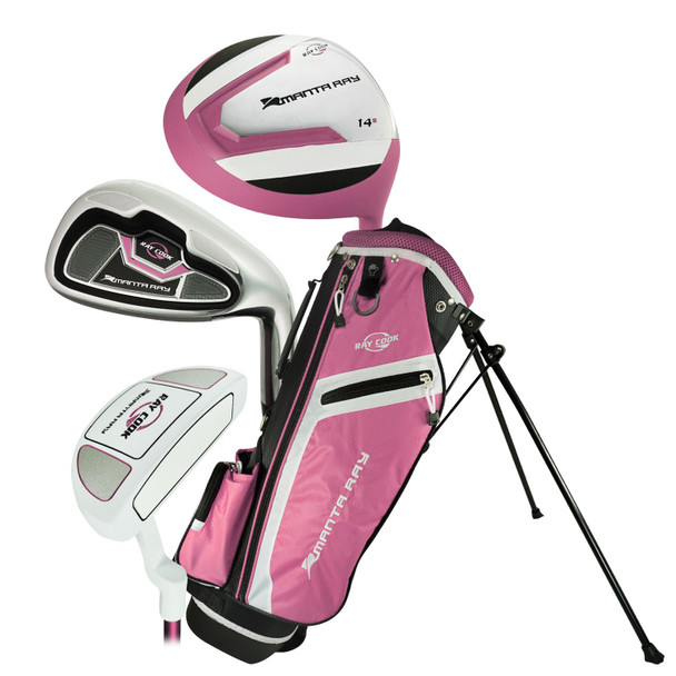 Ray Cook Golf Manta Ray 5 Piece Girls Junior Set with Bag (Ages 3-5) Ray Cook Golf Manta Ray 5 Piece Girls Junior Set with Bag (Ages 3-5)