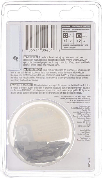 DEWALT Pivot Bit Holder Set, 14-Piece (DWPVTC14)