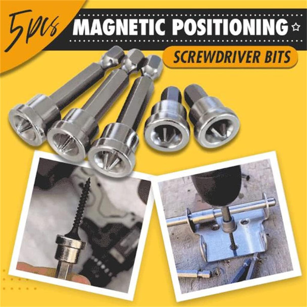 5 Pcs Magnetic Positioning Bits Anti Slip Screwdriver Bit Set PH2 Drywall Hex Shank Screwdriver Bits Screw Setter Dimpler Screw Positioning Bit Batch Head (50 mm) 5 Pcs Magnetic Positioning Bits Anti Slip Screwdriver Bit Set PH2 Drywall Hex Shank Screwdriver Bits Screw Setter Dimpler Screw Positioning Bit Batch Head (50 mm)