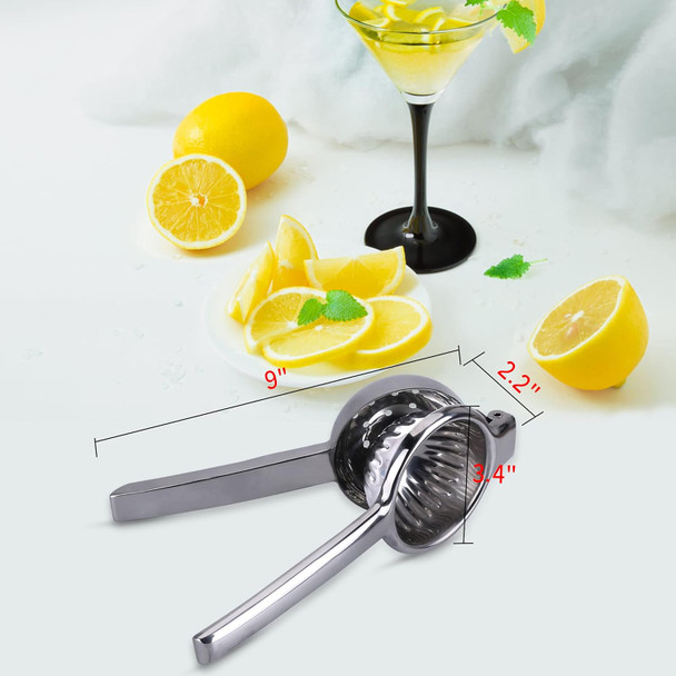 Uniques Easy to Use Sturdy Lemon Squeezer Manual Lime Squeezer Lemon Juier itrus Press Lemon Press and Juie Press Metal Lemon