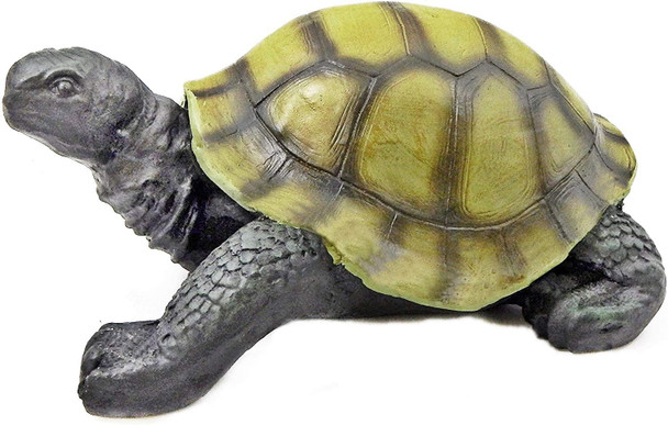 Bellaa Turtle Garden Statues Home Decor Tortoise Realistic Cute Large Animal Sculptures Gilbert Zen Garden Patio Lawn Yard Art Tanya Talia Galapagos Todd Outdoor Figurines 15 inch (Green)