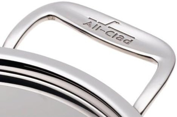 All-Clad Specialty Stainless Steel Universal Steamer For Cooking 3 Quart Food Steamer Steamer Basket Silver