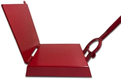 Made In Mexico Red Manual Flower/Corn All Metal Tortilla Maker Press 12X12 Inch Square