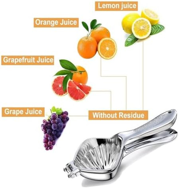 Lemon Squeezer Lemon Squeezer Juicer Citrus Juicer Handheld Metal Lemon Hand Press Lime Squeezer Bar Tool