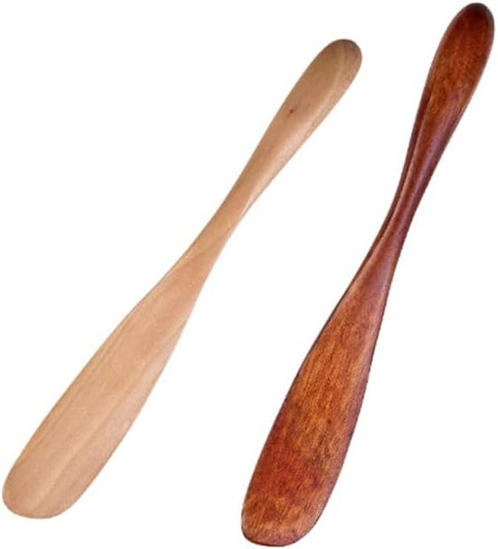 Butter Spreader Knife Wooden Cheese Dessert Knives Breakfast Butter Knife Slicer Sandwich Spreader Pack Of 2