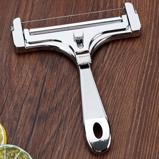 Cheese Slicer Adjustable Hand Held Cheese Cutter Stainless Steel Cheese Slicer For Mozzarella Cheddar Gruyere
