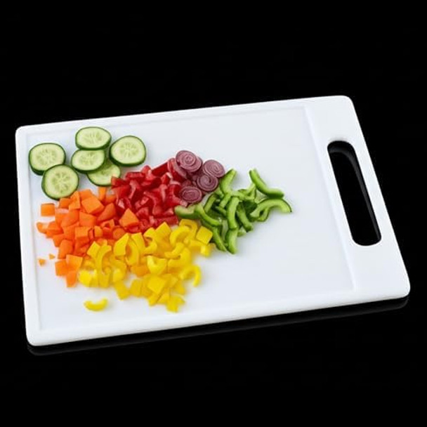 Ultra Thin Flexible Cutting Board Mats – Set Of 13.5" X 10" Lightweight Non-Slip Bpa- Chopping Boards For Kitchen Meat Vegetables Fruits And Cheese