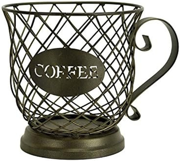 Boston Warehouse Coffee Mug Kup Keeper Storage Basket20 Pods Boston Warehouse Coffee Mug Kup Keeper Storage Basket20 Pods