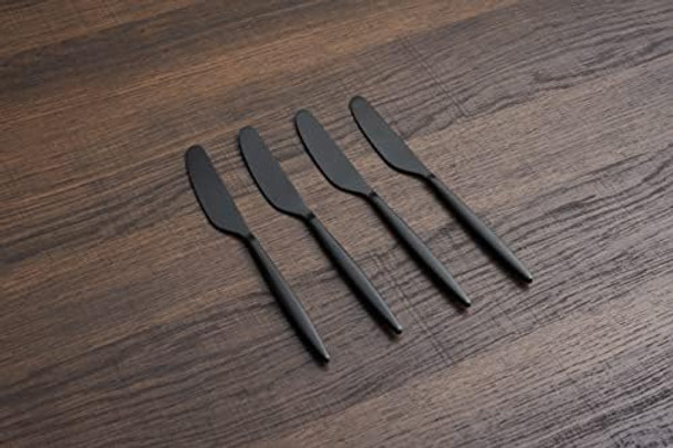 Cambridge 505138Ckw27R Gaze Black Satin 18/0 Stainless Steel Spreaders Set Of 4