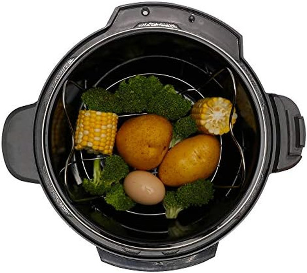Steamer Rack Trivet With Handles Compatible With Instant Pot Accessories 6 Qt 8 Quart Pressure Cooker Trivet Wire Steam Rack Great For Lifting Out Whatever Delicious Meats & Veggies You Cook