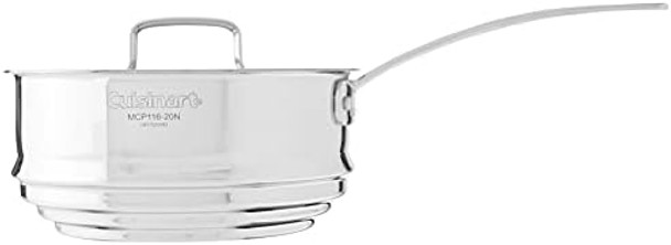 Cuisinart Mcp116-20N Multiclad Pro Stainless Skillet 20-Cm Universal Steamer W/Cover Cuisinart Mcp116-20N Multiclad Pro Stainless Skillet 20-Cm Universal Steamer W/Cover