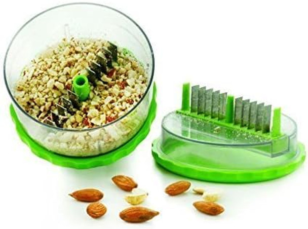 Multi Crusher For Garlic Chilli Ginger Dry Fruits Chopper With Stainless Steel Blades Garlic Chopper Dry Fruits Multi Crusher Cutter