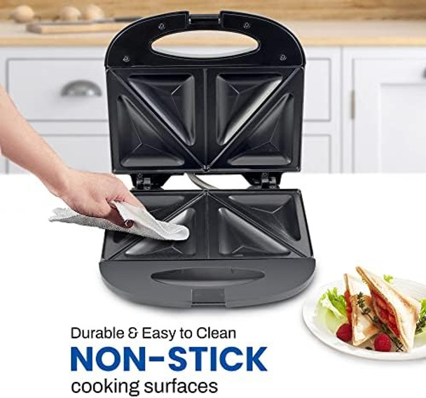 Elite Gourmet Ewm015M Electric Nonstick 4.5-Inch Mini Waffle Maker & Egc115M Easy Egg Cooker Electric 7-Egg Capacity Soft Medium Hard-Boiled Egg Cooker With Auto Shut-Off