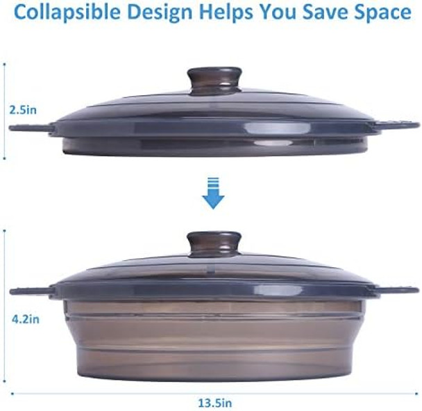 Microwave Steamer Cooker Collapsible Bowl And Silicone Baking Mat Roll 16In5Ft Cutting