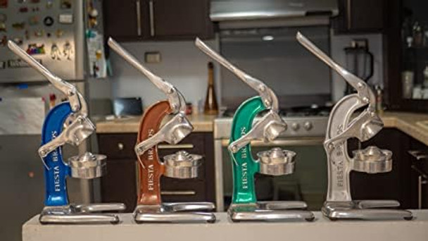 Orange Juice Press Citrus Mexican Juicer Vintage Style Kitchen Countertop Orange And Lemonade Press Machine Squeezer Antique Cast Aluminum Press Large (Aluminum)