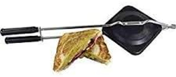 Gas Sandwich Maker Nonstick Toaster Panini Press Cookware Hand Toaster Sandwich Maker 1 Piece (Black)