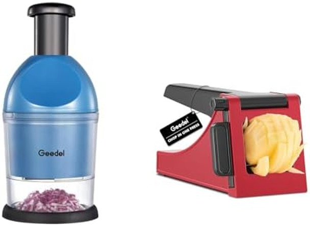 Food Chopper And French Fry Cutter Bundle